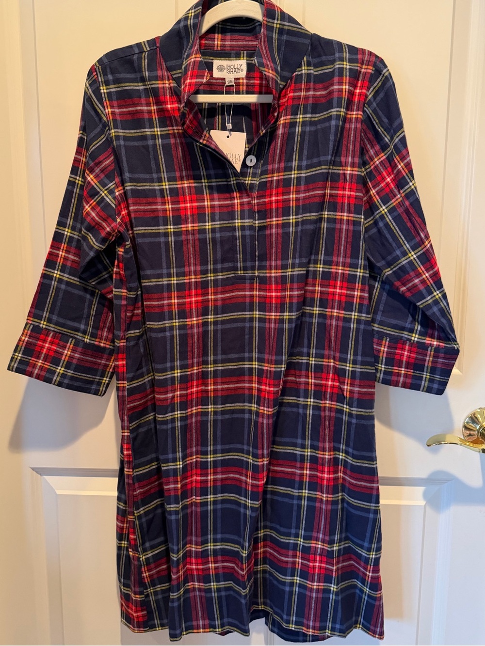 Holly Shae 2026 Holiday Arden Flannel Plaid Dress- not in stores til 10/15!!!